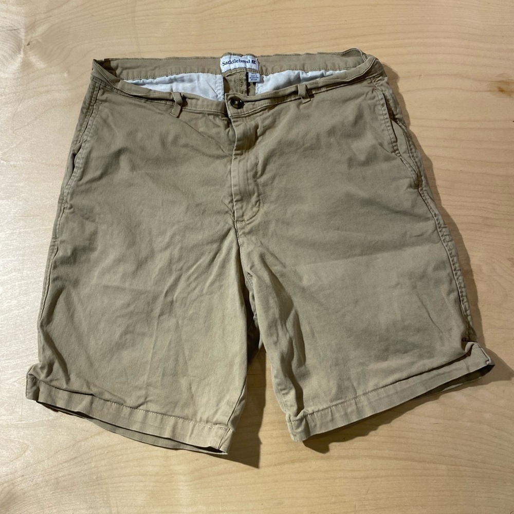 Saddlebred Men's Tan Shorts 34 W (MS)